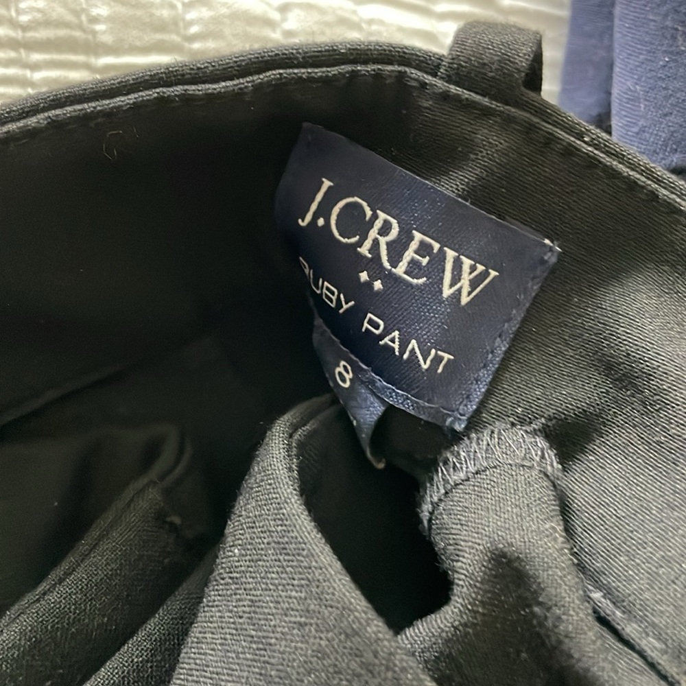 J.Crew Ruby Black and Navy Dress Pants - Picture 2 of 4
